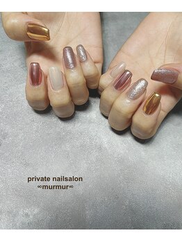 プライベート ネイルサロン マーマ(murmur)/ミラーネイル