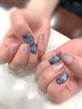 ハーティーネイル hearty nail 溝の口店/花火ネイル/夏/グラデーション