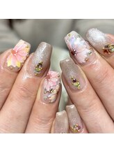 ソラール(SOLAR)/花柄アート☆