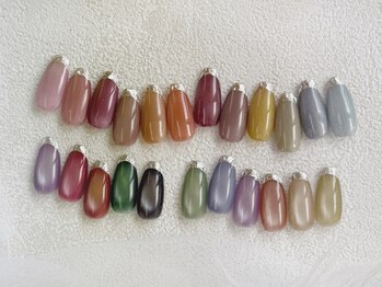 ネイル カラ(nail CARA)/マグネットガラスフレンチ♪