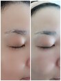Belinda.lei(アトリエ紗代)【ドライヘッドスパ&アイブロウ/張り付かない眉毛パーマ】 眉の毛量が少なめの方にもお勧めeyebrowwax&perm