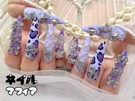 ハートレオパードネイル【池袋】
