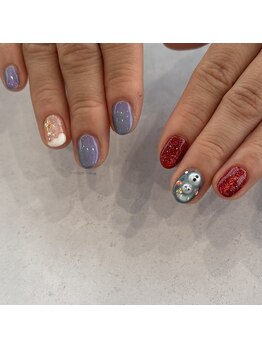 ザ フタコネイル(the 25 Nail)/クリスマスデザイン