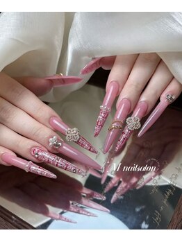 Mネイルの写真/持ち込み・長さだしＯＫ★最高のお気に入りネイルをお届け。+うるうるクリアカラーも人気◎パラジェル導入*