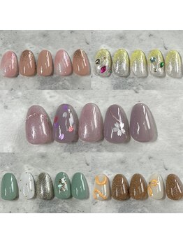 定額!月替りキャンペーンネイル