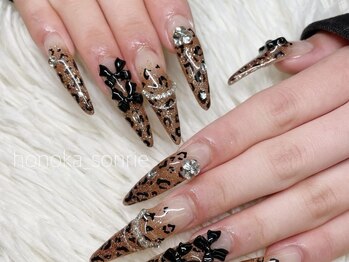 ヒョウ柄ギャルロング