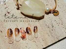 紅葉の秋めいたデザイン