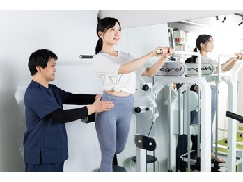 KMS西宮鍼灸整骨院/マシンで股関節のトレーニング