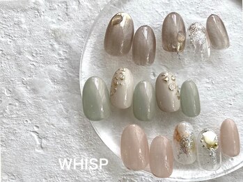ウィスプ(WHISP)の写真/800色以上の豊富なカラーから変更可!パラジェル&自爪を傷めないフィルイン対応店◎どちらも追加料金なし♪