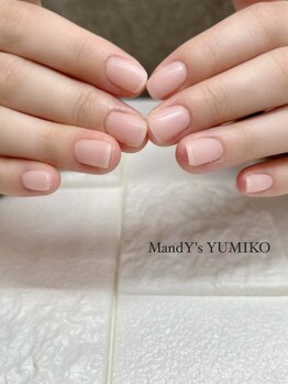 マンディーズ(MandY's)/ワンカラー/ピンク/マット