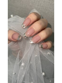 ユヌネイル(une nail)/ガラスフレンチ