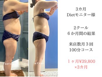 ラヴィアンローズ 各務原店(La vie en Rose)/3カ月 Dietモニター様