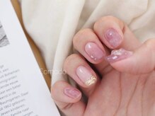 ネイル アトリエ コモード(nail atelier Comodo)/ニュアンスネイル [pink brown]