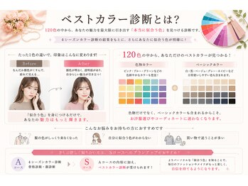 ビースタイルラボ 名古屋(be style lab)/ベストカラー診断とは
