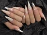 【チップ長さだし】持ち込みデザイン(ゴテゴテデザイン10本ok!)￥16990