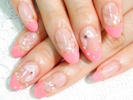 シェル　リボン　フレンチ