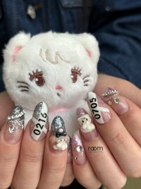 推しネイル×ジェル