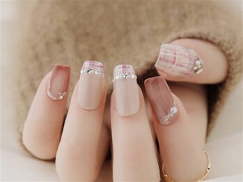 エムスラッシュ センター南(M.SLASH)/ツイードネイル