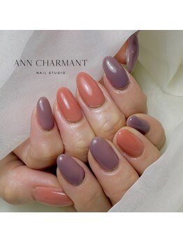 アンシャルマンネイルスタジオ(Ann charmant nail studio)/ワンカラー¥6,800