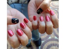 ネイルサロン リスタ(Rista)/黒猫　ハロウィン　アニマル