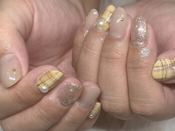 カラーズ(colors.)/ベージュ×チェック。