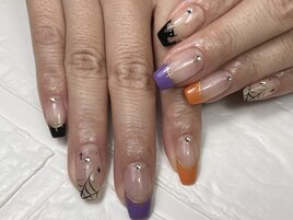 大人ハロウィンネイル