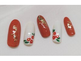 #130【お花×金箔】