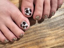 ペアリング(Pairing nail&eyelash)/【FOOT】親指2本Art&ワンカラー