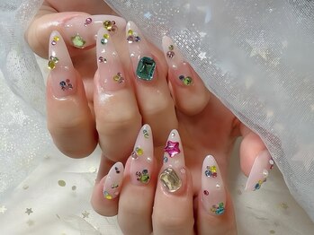 リンネイル 新大久保店(Rin Nail)/#待ち込みデザインOK　#付け放題