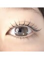 ゼンアイズ(Zen eye's) 立ち上げながら毛先にカール♪目尻は流して優しい印象に◎