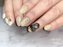 グレース ネイルズ(GRACE nails)/カメラのフラッシュでこんなに☆