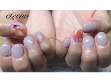 エテル(eterno)/たらし込みニュアンスネイル
