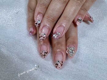 フワフワ(fuwa-fuwa)/レオパードネイル