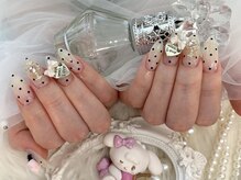 ココネイル(CoCo Nail)/小倉 ドット ガーリー 春ネイル