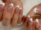 フレンチ×ストーンネイル