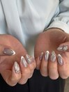 アイスブルーマグネットネイル