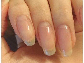 ジェインズネイル(J's-nail)の写真/【姫路/自爪のお悩みはJ's-nailにお任せ】負担の少ないジェルコーティングで爪を整え、自慢の美爪へ導く◇