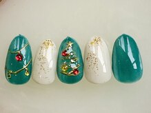 ネイルサロン フローリア(nail salon Florir)/クリスマスツリーネイル