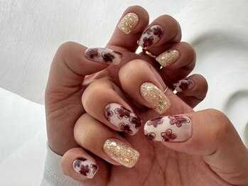 ペアリング(Pairing nail&eyelash)/free art 90min/持込みデザイン