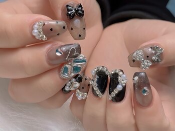 リンネイル 新大久保店(Rin Nail)/#待ち込みデザインOK　#付け放題