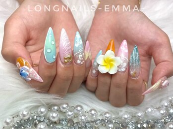 ロングネイルズ エマ(LongNails-Emma)/チップ持ち込みたっぷり180分