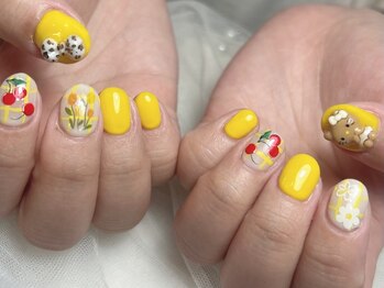 ジョアネイル(JOA Nail)/キャラクター/チェリー/リボン