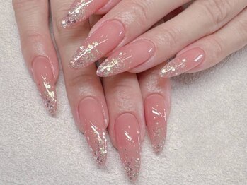 クレアラルーチェ 米子店(Crea la Luce)の写真/ロング派☆お爪のコンプレックス解消♪フォルムにもこだわり時短チップやアクリルでの長さだしも可能♪