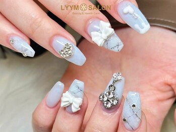 リームサロン 池袋店(LYYM SALON)/ミルキーブルーのきらめき