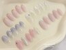 【定額】5種類のデザインから選べるシンプルネイル　8300→6650　[国分寺]