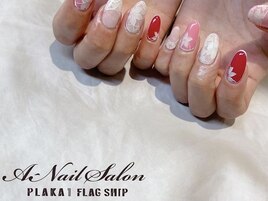 21/3/13 フラワーレースネイル