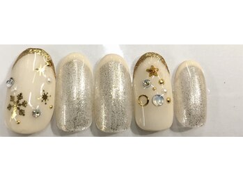 ネイルサロン ピーアンドビー(P&B)/12月月替わりデザイン