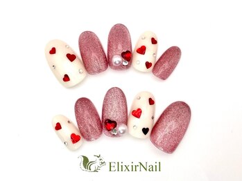 エリクサーネイル 神田(Elixir Nail)/シンプル/クーポン使用