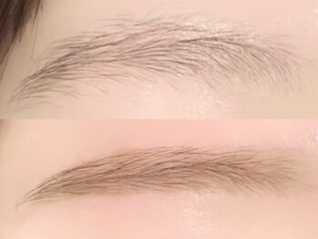 ルルバイアズール 草加店(LULU by azule)の写真/[眉毛が上手く書けない…]顔の最重要ポイントをプロの手で目元の印象が美しく変身♪まつパと同時施術が可能