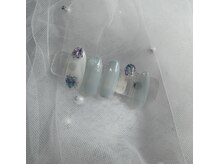 ホワイト(WHITE)/定額ネイル